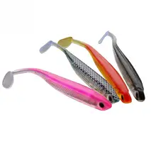 Soft Lure 6pcs/lot 2.2g/75mm for Fishing Shad Fishing Worm Swimbaits Jig Head Soft Lure Fly Fishing Bait Fishing Lures