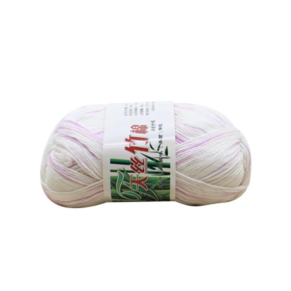 

Soft Tencel Yarn Multi Strand Thread Hand Knitting Yarn Crochet Baby Yarn Wool Woven Bamboo Cotton Silk Line Knitwear