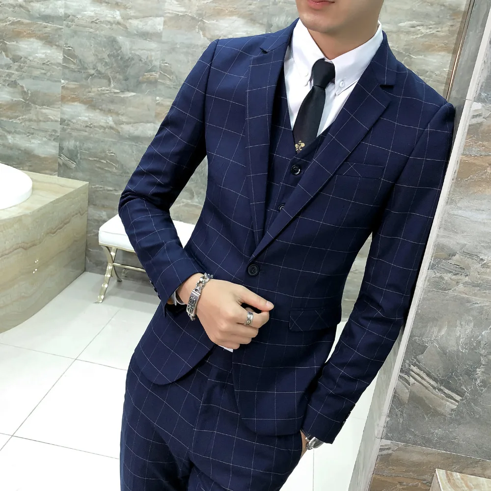 Classico-Blu-Navy-Degli-Uomini-di-Modo-Giacca-Sportiva-2018-Autunno-Slim-Fit-Plaid-del-Vestito (3)