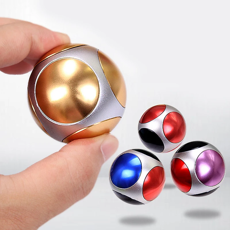 

Soccer Shaped Fidget Toy Hand Spinner Metal Finger Toys Stress Spinner for Kid Adult ADD ADHD