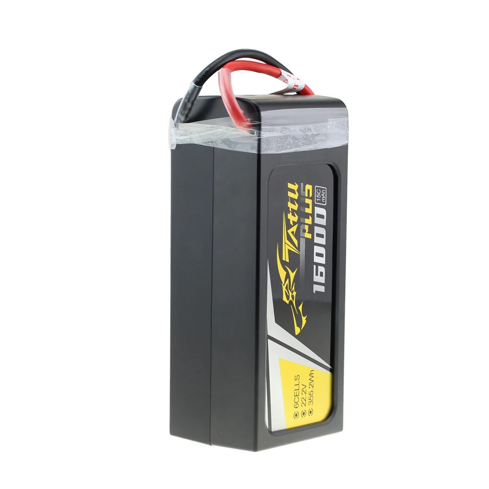 Литий полимерный аккумулятор TATTU 6S 22 2 V 16000mAh Plus 15C 6S1P с разъемом AS150 XT150 для