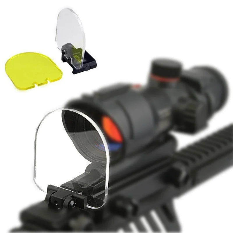 Hunting Protector Airsoft Lens Sight Cover Shield W/20mm Rail Mount For