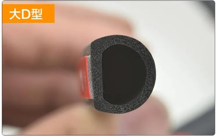 

157"(4m) Automobiles Car Door Seal Strip Truck D Type EPDM Rubber Seal Strips Sealing Waterproof Trim Soundproof Weatherstrip