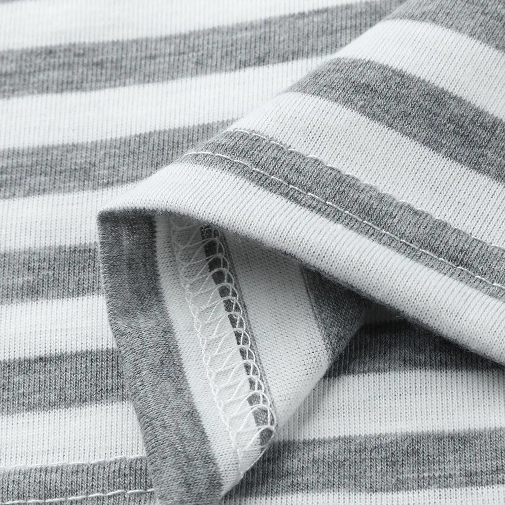 Maternity T-shirt 2019 New maternity clothing Women Maternity Short Sleeve Stripe Splicing Mom Nursing Baby Tops T-shirt Summer