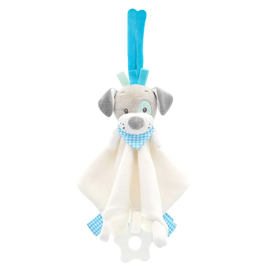 Baby Plush Toys Soft Appease Towel Soothe Reassure Sleeping Animal Blankie Towel Educational Rattles Clam plush Bebes Toys Doll