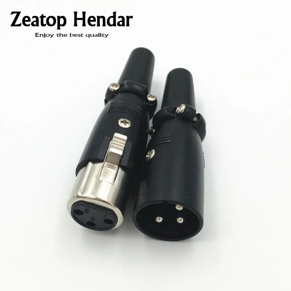 10Pcs XLR 3 4 5 Pin Male Jack Female Plug XLR Audio Soldering MIC