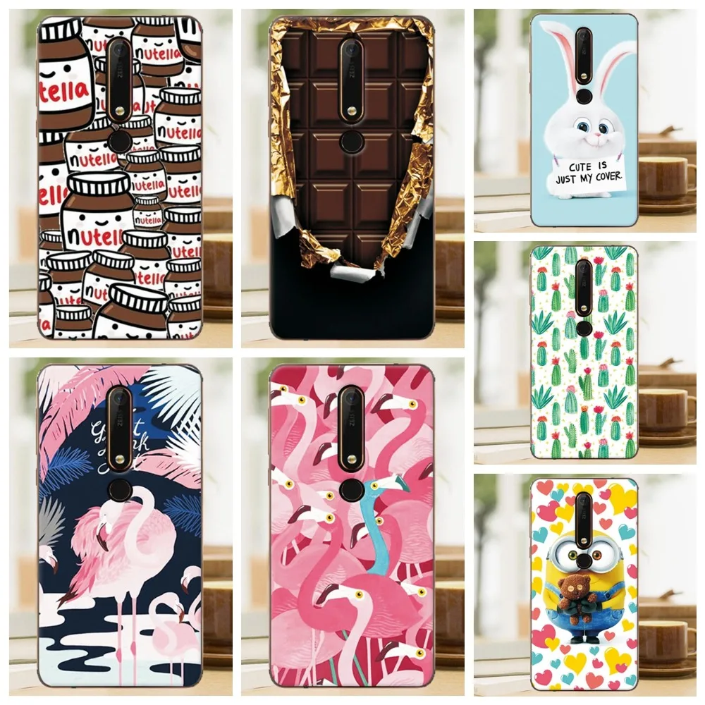 TPU Silicone Case Cover For Nokia 6 2018 / Nokia 6.1 Painted Mermaid Flamingo Phone Cases For Nokia 6 2018 Covers Nokia 6.1 5.5 TPU Silicone Case Cover For Nokia 6 2018 / Nokia 6.1 Painted Mermaid Flamingo Phone Cases For Nokia 6 2018 Covers Nokia 6.1 5.5