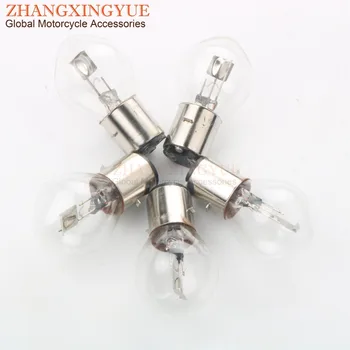 

5pc Headlight bulb 6V 25/25W BA20D base for 50cc 100cc 125cc 150cc Scooter Motorcycle 246510305