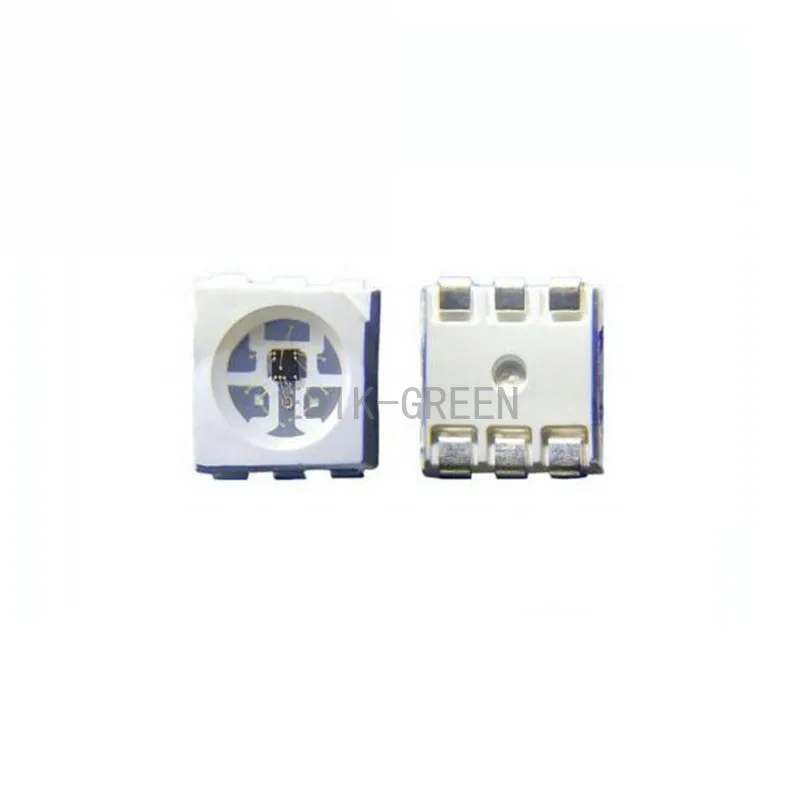 

100~1000PCSX 2017 new arrival CX2802 5050 RGB LED chip ; it is WS2801 IC built-in 6pin 5050 RGB LED chip free shipping
