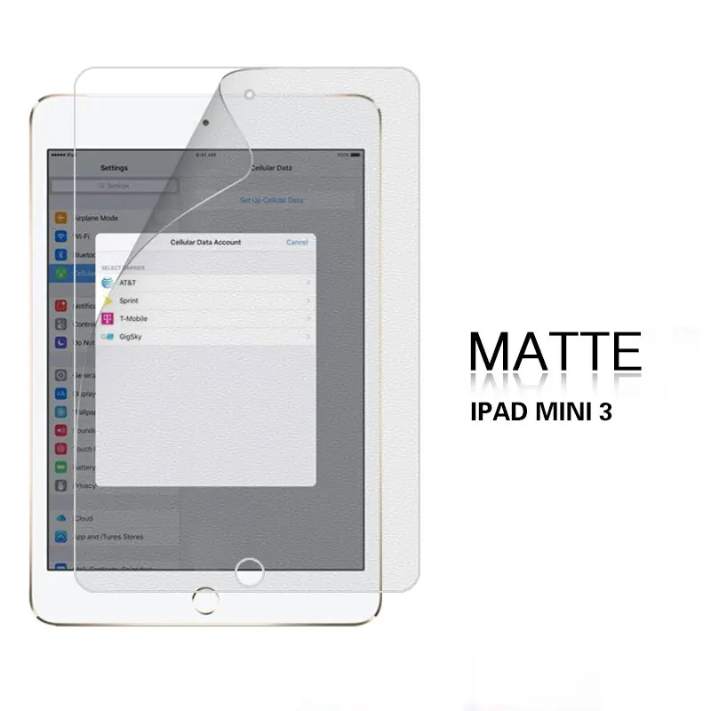 Глянцевая прозрачная HD пленка для APPLE Iphone Ipad Mini 3 4 A1538 A1550 A1599 A1600 7 9 матовая