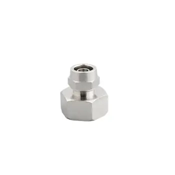 

PCF12-04 Quick Twist Connector Nickel Plated Brass Pneumatic Fast Push 12mm to 1/2'' BSP Female Thread Air Fitting for PU Tube