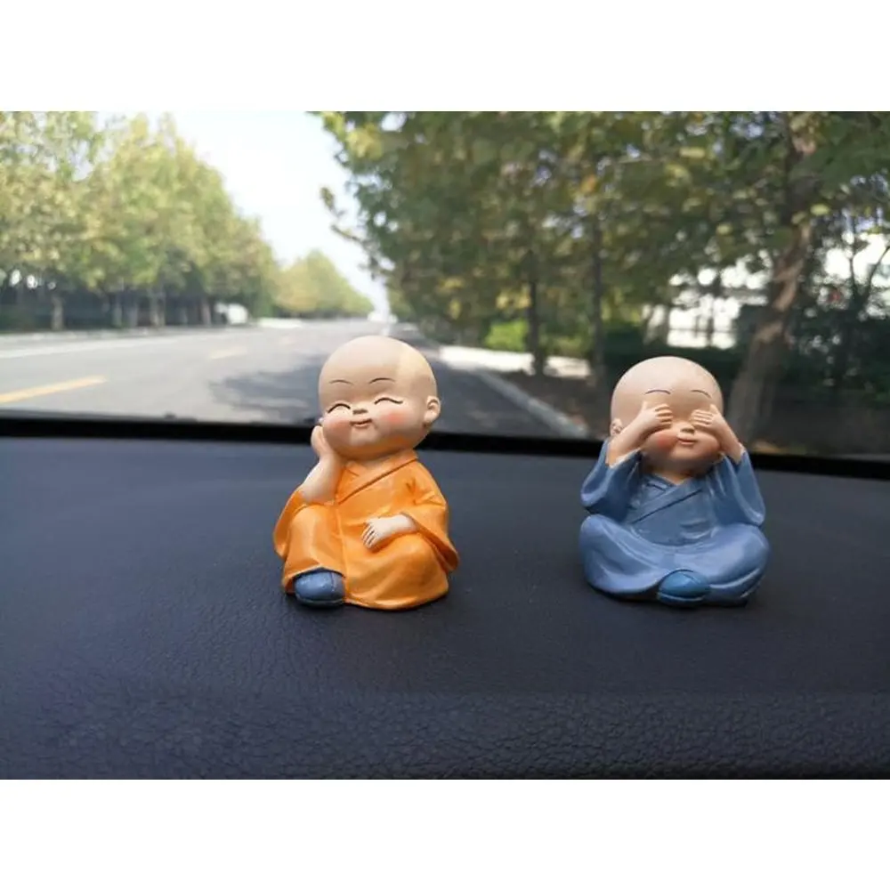 COGEEK-4pcs-set-Car-Decoration-Four-little-Monks-Small-Ornaments-Lovely-Car-Interior-Accessories-Doll-Creative (4)