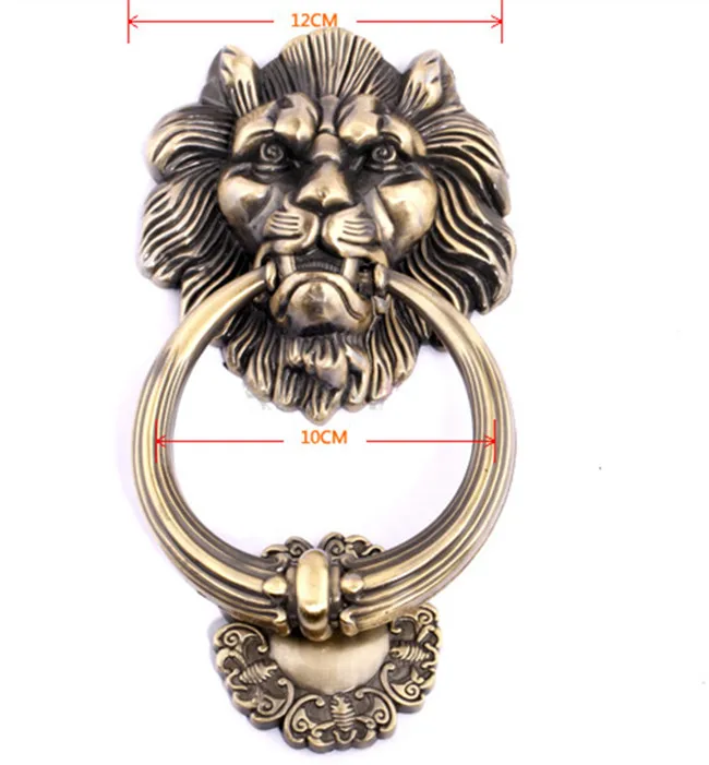 

1pcs Door Knocker Lions Furniture handle Home Decor wooden door knocker Furniture handle