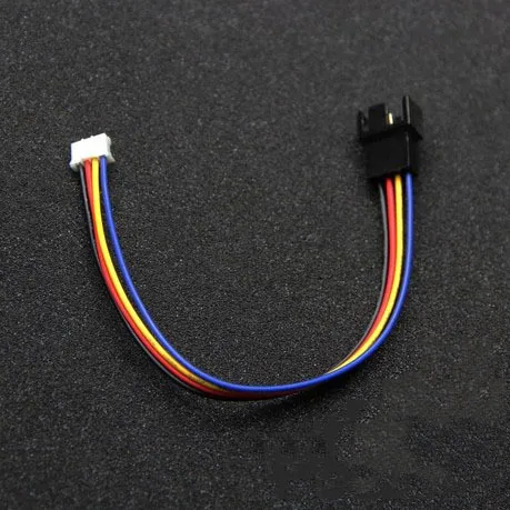 2 шт./лот PCI E видеокарта PWM вентилятор питания свинцовый кабель 4Pin маленький тип к