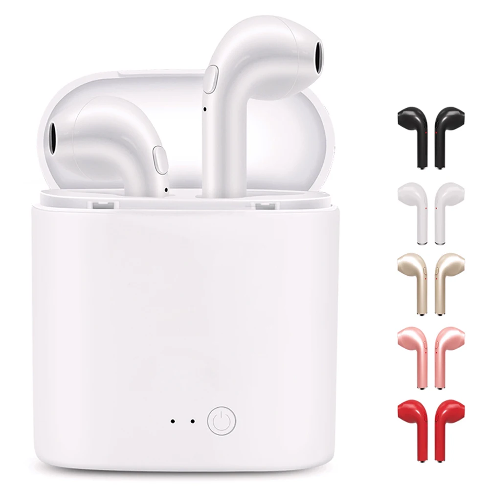 I7S TWS Bluetooth наушники портативные беспроводные с зарядным устройством мини bluetooth
