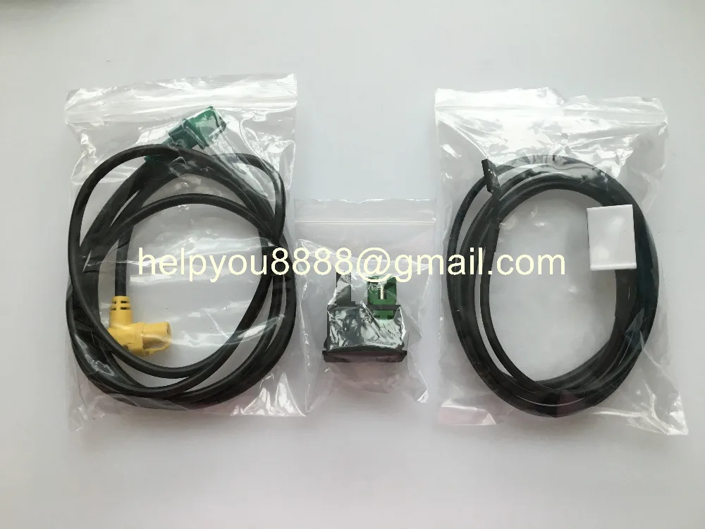 

FREE SHIPPING 2 IN 1 USB AUX Switch CABLE for RCD510 RNS510 RNS315 RCD500 RNS300 RCD300 RCD200 GOLF MK6 JETTA MK5 Sagitar Vento