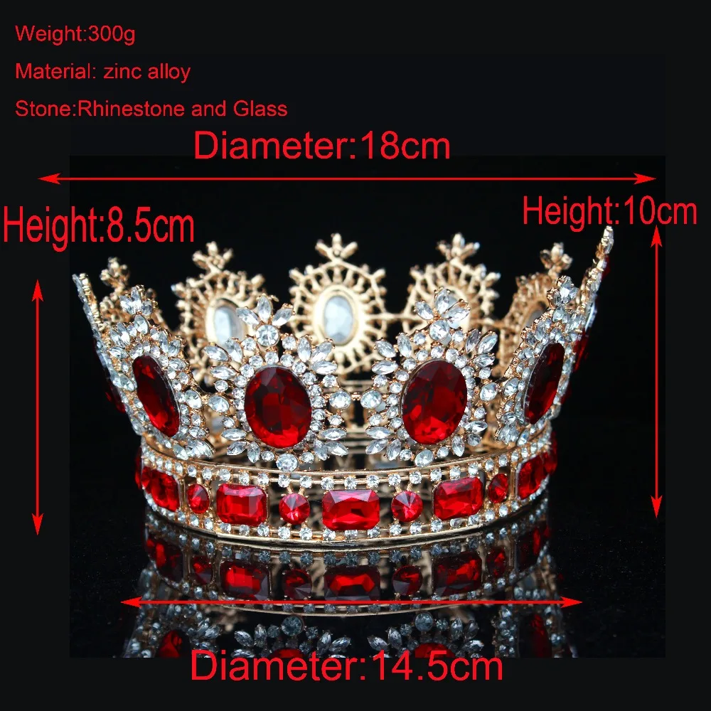 Crystal Queen Bridal Tiaras and Crowns Bride Headpiece Wedding Head Jewelry Accessories For Women Diadem Prom Hair Ornaments