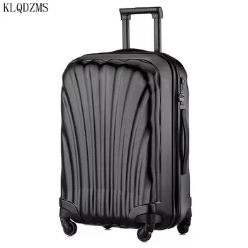 

KLQDZMS high quality luggage 20/22/24/26inch rolling luggage spinner on wheel men Business travel suitcase women PC trolley case