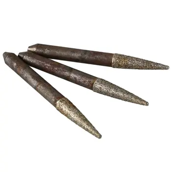 

10pcs 1.2mm Ball Nose Stone Carving Emery Diamond Tools CNC Engraving Cutter Bit