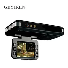 GEYIREN 720P HD Car DVR Camera Video Recorder Auto Dash Cam + GPS Speed Warning + Laser Speed Detector for RU Radar Detector