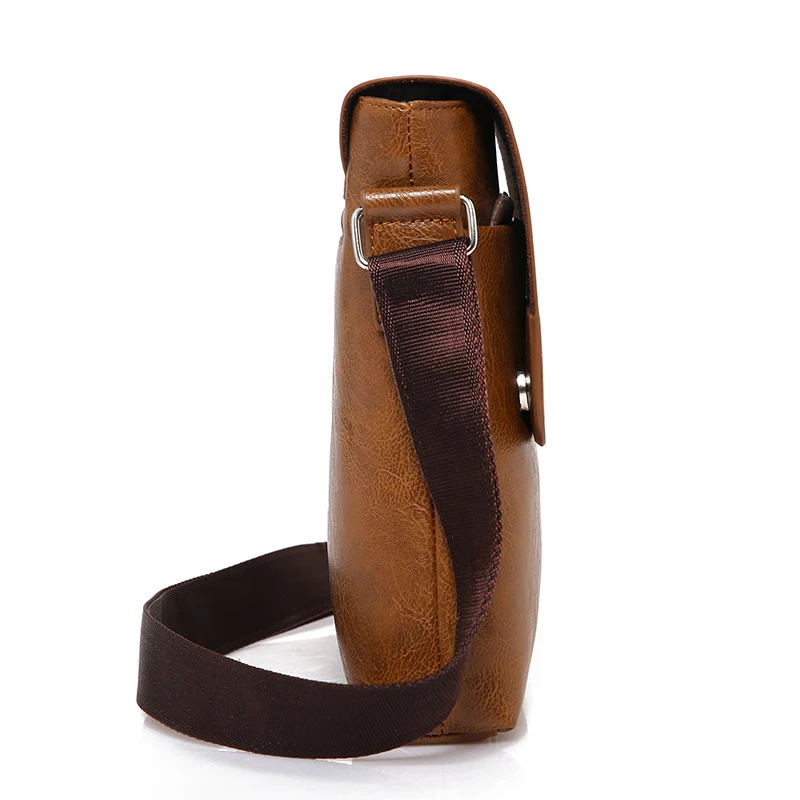 جيب BULUO رجل حقيبة ساعي 2 مجموعة الرجال بو الجلود حقائب كتف الأعمال Crossbody حقيبة عادية الشهيرة العلامة التجارية حمل الأزياء الذكور