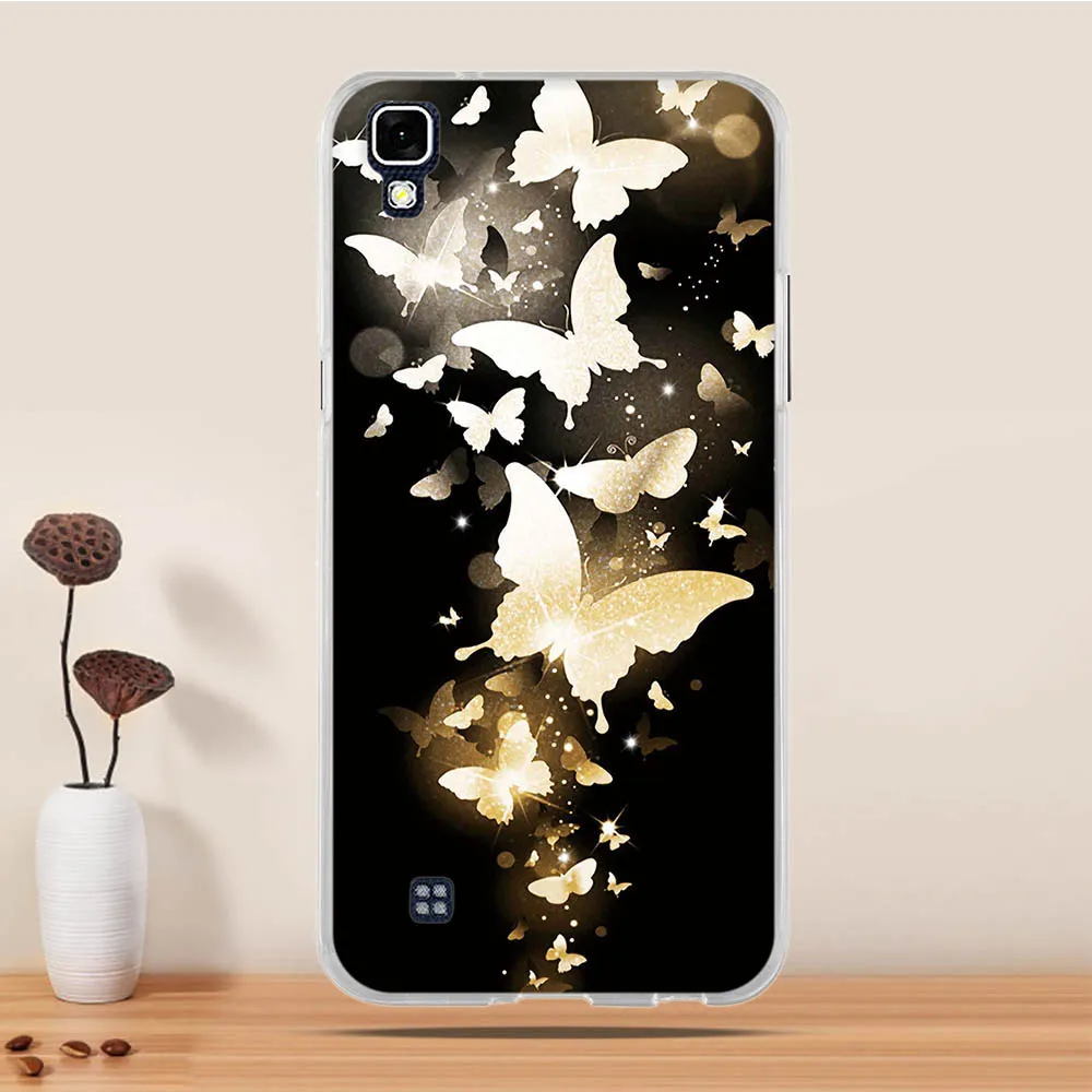 ل لغ X حالة الطاقة غطاء غطاء سيليكون حقيبة لجهاز LG X قوة K220ds K220 LS755 الغلاف Coque ل LG X Power 5.3 \