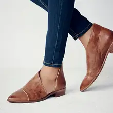 

CITYCROSS 2018 new special design women sandals popular flats soft pu leather upper lady fashion shoe big size 35-43