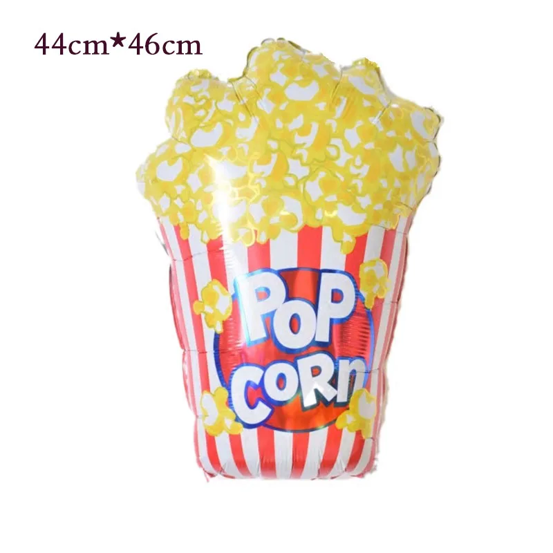 

Free Shipping 1pcs Photo Booth Props Popcorn balloons Photobooth Wedding Decoration Birthday Party foil helium balloon