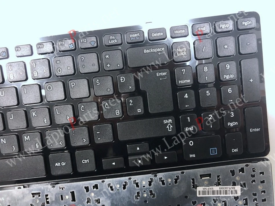 New SL Slovenia croatian West Balkans  Keyboard with C shell For SAMSUNG 350E5C 355E5C NP365E5C NP350E5C Laptop Keyboard WB Layout -2