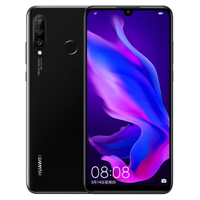Глобальная версия HUAWEI P30 Lite NOVA 4E смартфон 6 15 дюймов Kirin 710 Восьмиядерный мобильный