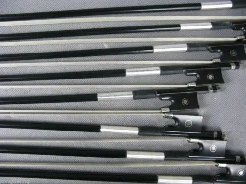 

10pcs Best Strong black Carbon fiber violin bow 1/2 #7149
