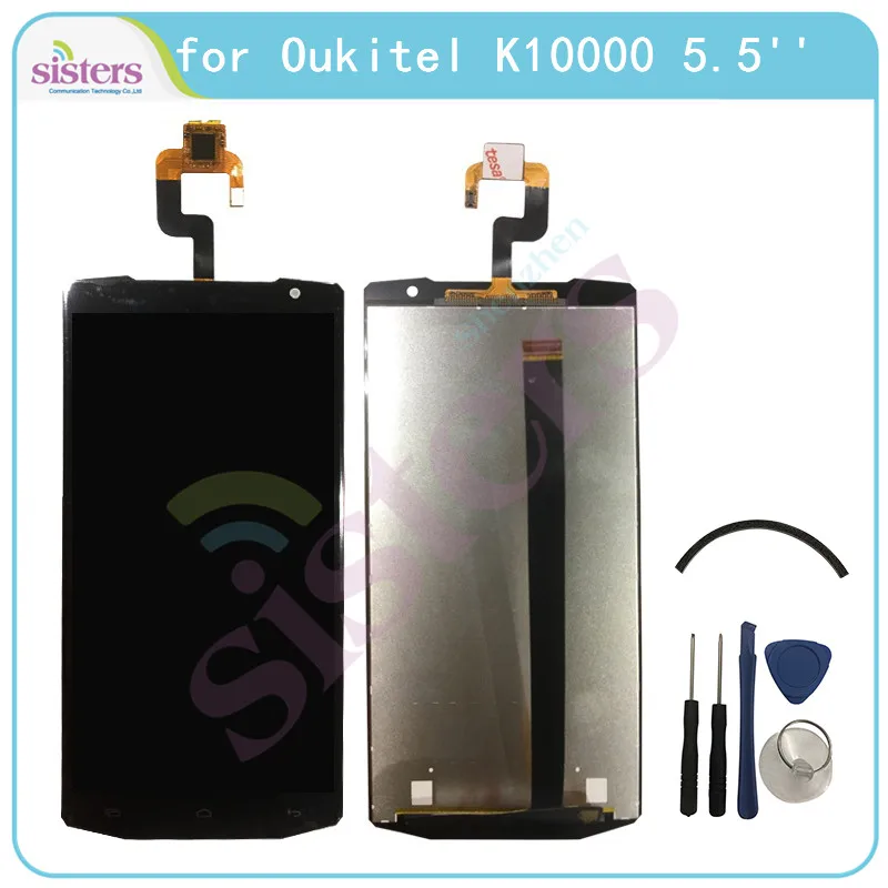 

LCD Display For Oukitel K10000 LCD Screen for Oukitel K10000 Touch Screen Digitizer LCD Assembly Replacement Original 5.5'' Test