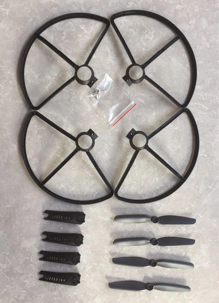 

MJX B5W F20 Bugs 5W JJRC JJPRO X5 RC Quadcopter Spare Parts Propellers + Protective Cover Ring Guard + Landing Gear