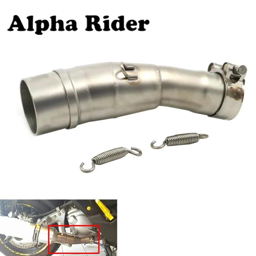 

2017 2018 For Yamaha XMAX X-MAX 250 300 Motorcycle Slip on Exhaust Muffler Middle Pipe Mid Tube XMAX250 XMAX300