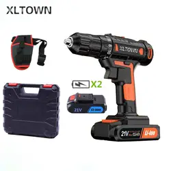 XLTOWN new21v беспроводные электродрель Бытовая многофункциональная электрическая отвертка 60 нм драматический бытовой электрические сверла