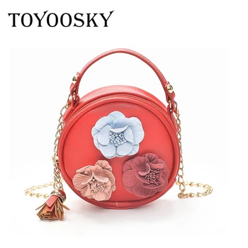 

New Cute Mini Bag Children Handbag For Women Cartoon Flower Tassel PU Waterproof Should Bag Kids Girls Fashion Messenger Bags