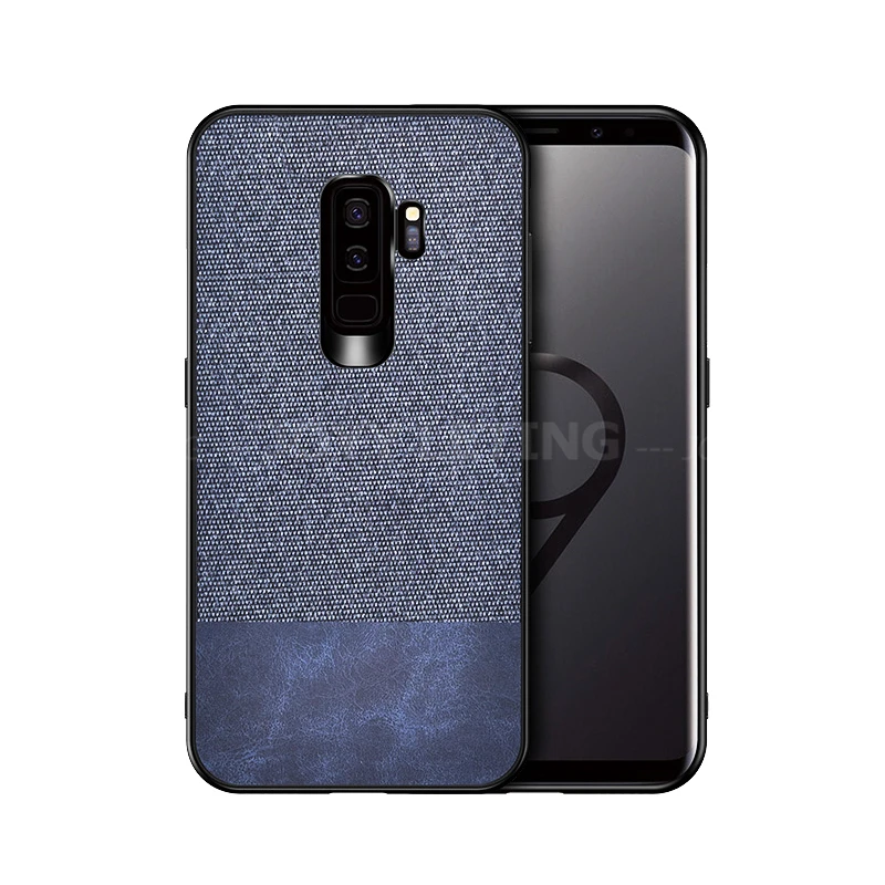 Текстура ткани Бизнес чехол для samsung Galaxy J6 J8 2018 A6 A7 A9 Роскошные телефона S8Plus S9Plus S 8 9