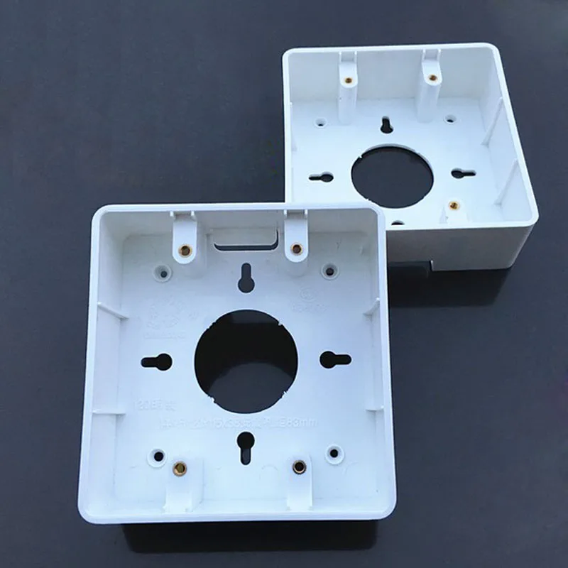20pcs 120 Type PVC Large Surface Mount 1 Gang Junction Box For Switch