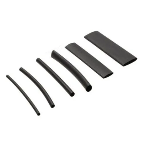 

DHDL-53Pcs Heat Shrink Black Adhesive Glue Lined Tubing Tube Wire Wrap 3:1 Heatshrink.