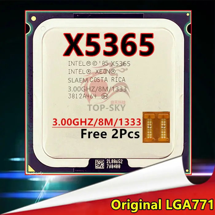 CPU Processor Intel Xeon X5365 SLAED SLAC3 3.0GHz 8MB 1333MHz Quad 120W Server 