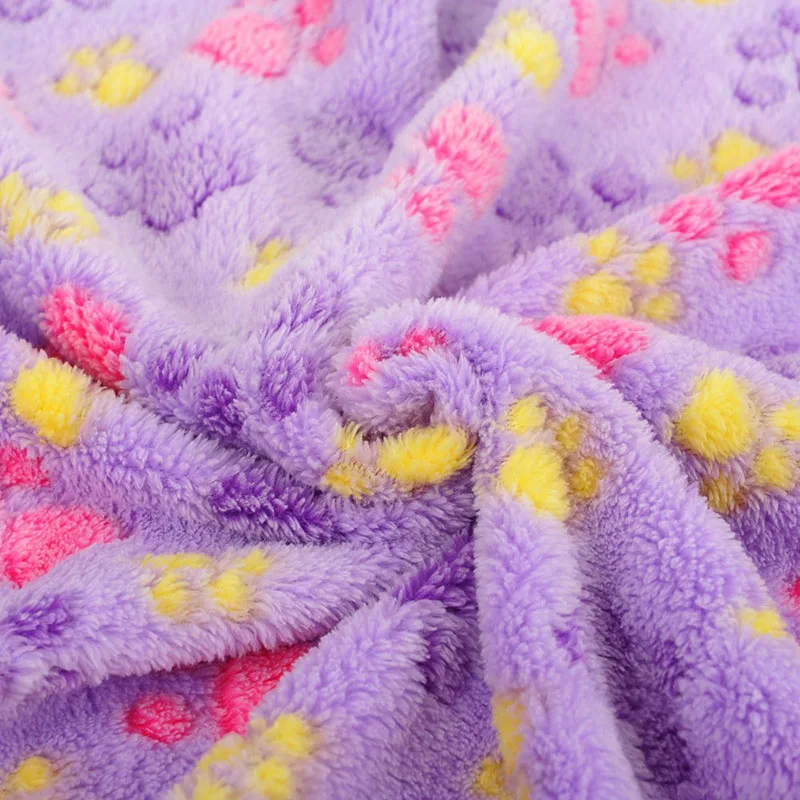 Title 14, Soft Flannel Fleece Cat Dog Blanket Bed Mats Pa...