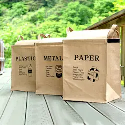 30 х 28 х 40 см Creatuve слова металлическая для бумаги дизайн дома корзина для хранения с Пылезащитный чехол в сложенном виде коробка для