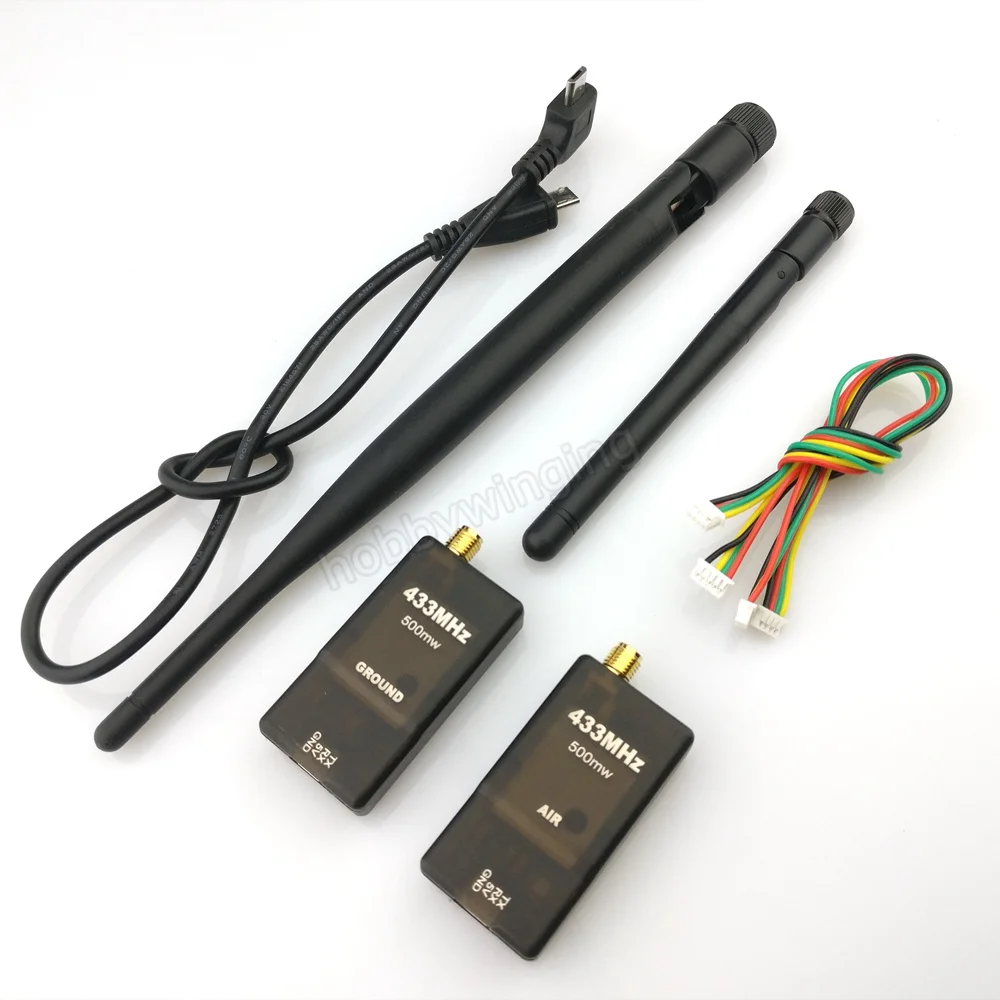 

500mW 433MHz/915MHz 3DR Radio Telemetry Air Ground Module with OTG cable for MWC APM PIXHAWK PIX4