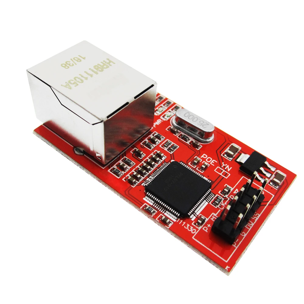 Mini W5100 LAN Ethernet Shield Network Board Module R3 3.3V Compatible for UNO Mega 2560 | Электроника