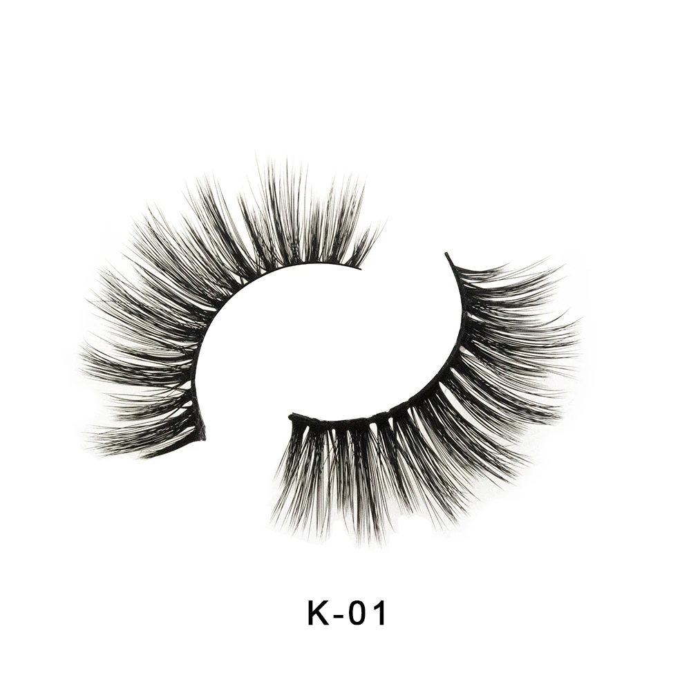 

CrownLashes makeup cosmetics 3d faux mink false eyelashes offer custom lables and boxes