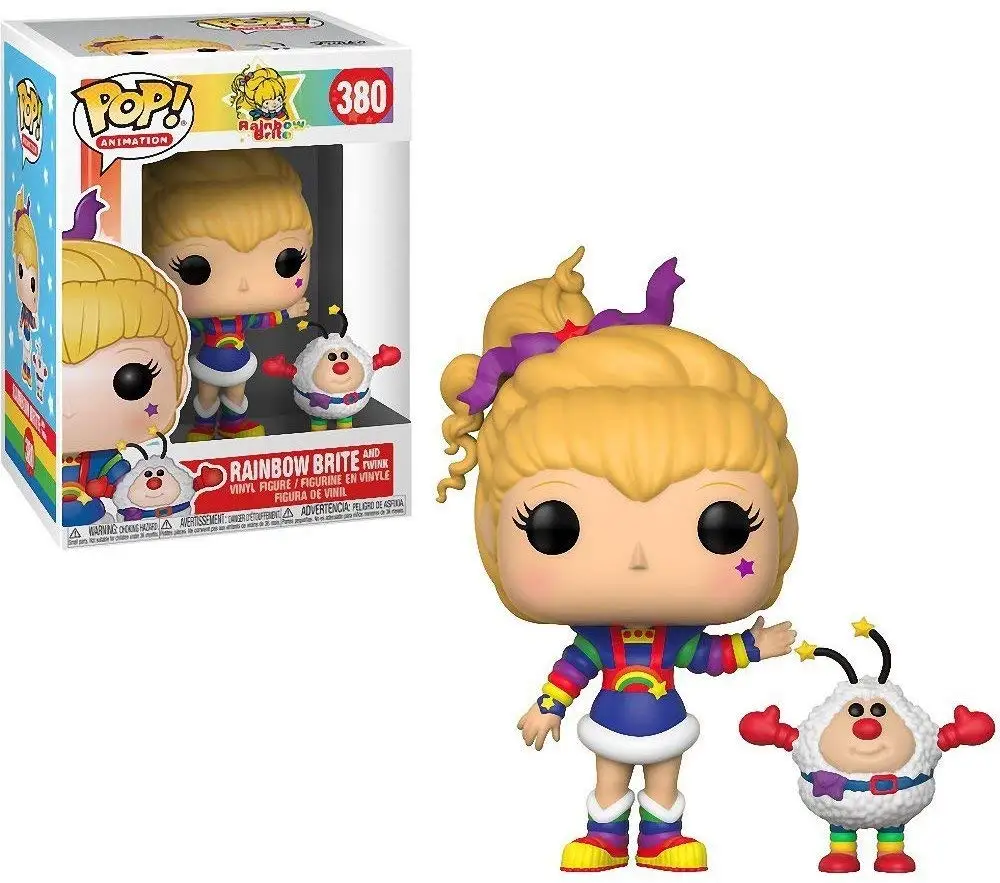 

Funko pop Official Animation Rainbow Brite and Twink Vinyl Action Figure Collectible Model Toy with Original Box