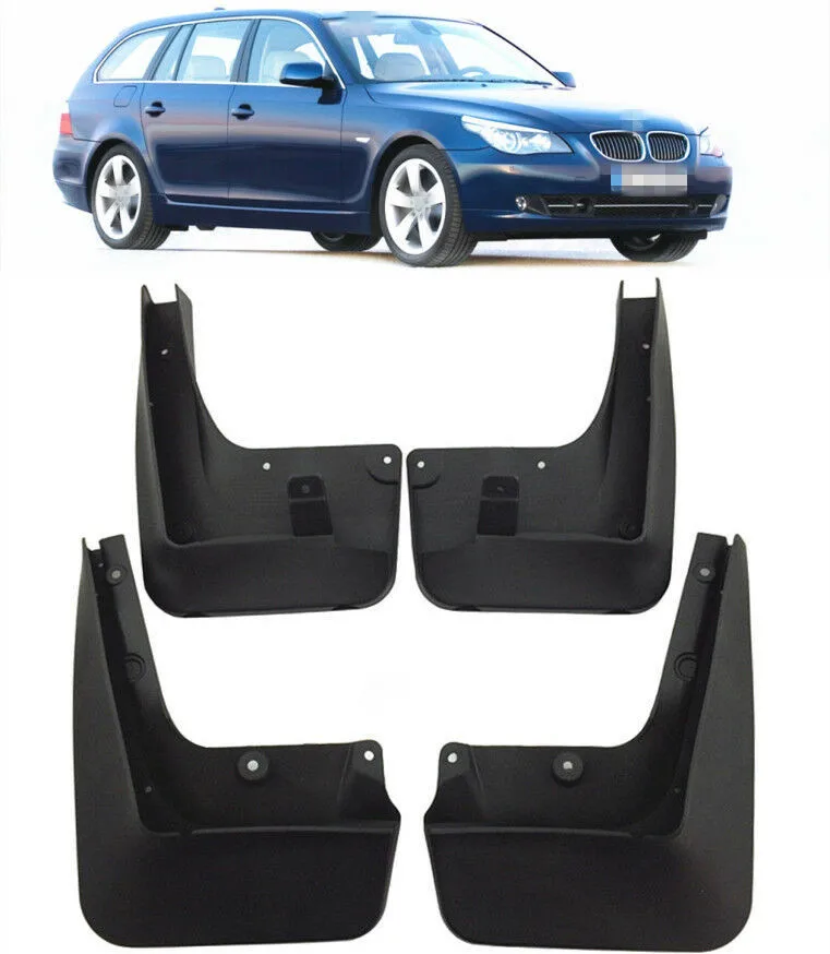 

New OE Quality Set Splash Guards Mud Guards Flaps Fit For 2006-2010 BMW 5 Series E61 Touring