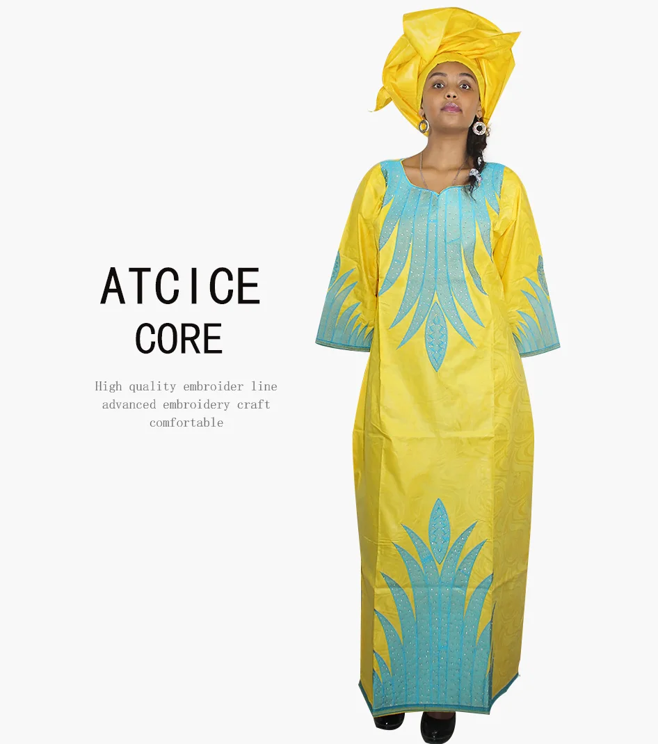 Африканские платья для женщин bazin riche дизайнерское платье с вышивкой дизайнерское платье длинное платье с шарфом