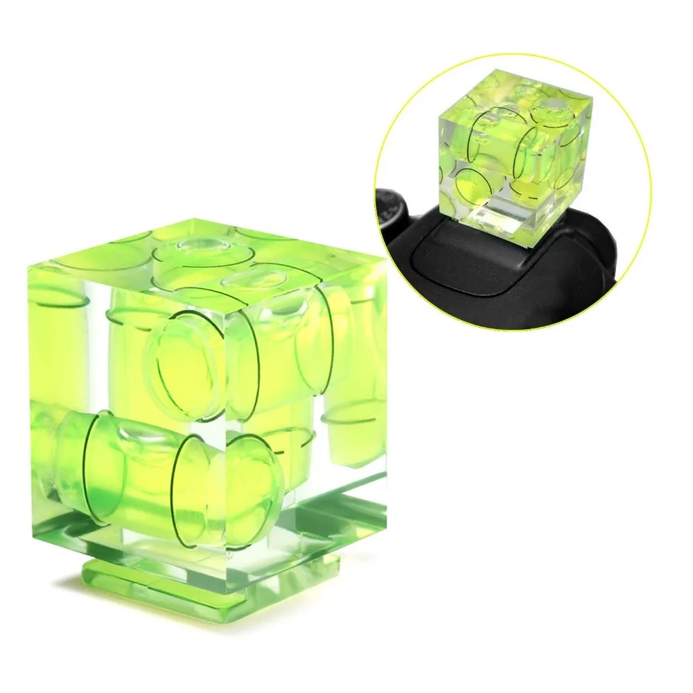 Three Axis Hot Shoe Bubble Spirit Level with Standard Hot