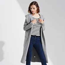 2017 Winter Coat Knitted Fall Fashion Korean Autumn Womens Plus Size Windbreakers Long Coats Knitwear Ladies Clothing Red Jacket